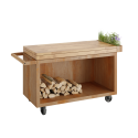 OFYR - Mise en Place Table Corten 135 Pro Bois de teck