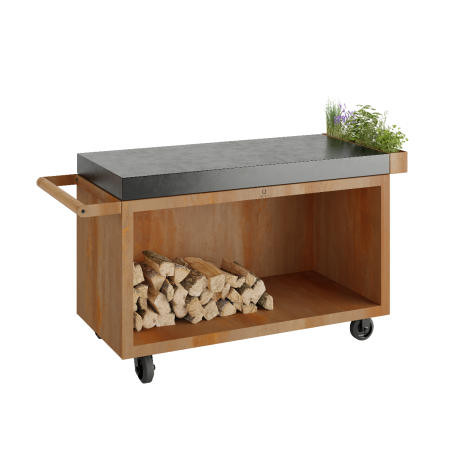 OFYR - Mise en Place Table Corten 135 Pro Céramique