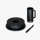 OFYR Tabl'o Set de Table Noir avec Casserole et Spatule